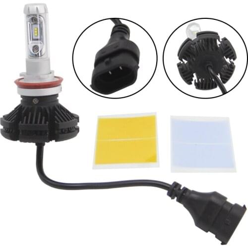 Bedehon Car Light X3 Led Headlgiht Lamp ZES Chip 50W 6000LM 6000K IP67 9003 9005 HB3 9006 HB4 H1 H4 HB2 H7 H11 2 PCS Sale