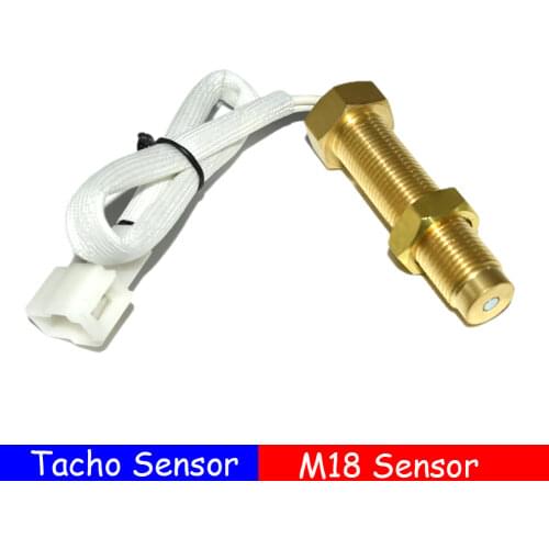 REV Counter Tachometer Sensor fit for 4000/6000/7000/8000 RPM Diesel Tachometer Car Motor Boat Tacho Sensor meter M16/M18