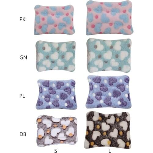 Small Animal Cage Mat Fleece Nest Hamster Bed Pad Guinea Pigs Winter Warm Sleeping Bed for Hedgehog Rat