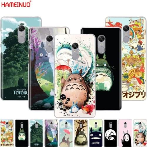 HAMEINUO My Neighbor Totoro Anime Cover phone Case for Xiaomi redmi 5 4 1 1s 2 3 3s pro PLUS redmi note 4 4X 4A 5A