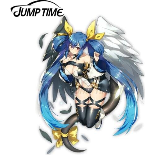 JumpTime 13 x 10.5cm Epic Seven Sticker Guilty Gear Dizzy Weatherproof Anime Car Decal Trunk Car Stickers Cartoon Decoration