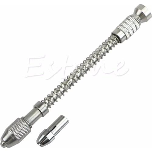Mini Pin Vise Wood Spiral Hand Push Drill Chuck For Jewelry Tool Micro Twist Bit
