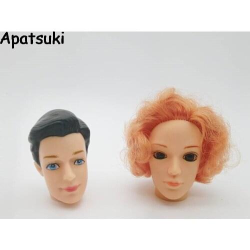 1:6 Doll Accessories Men Boyfriend Prince Ken Male Doll Head For Ken Doll Heads For Boy Ken DIY Toys Gift