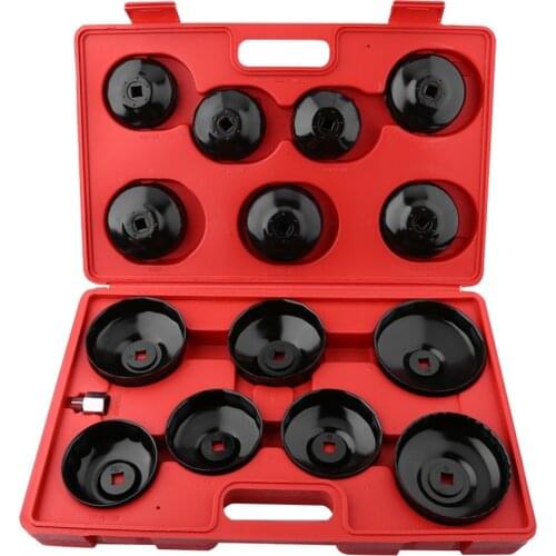 15 PCS/set Mini Universal Oil Filter Key Wrench Kit Changing Oil Filter Tools Set for changing and repairing oil filter