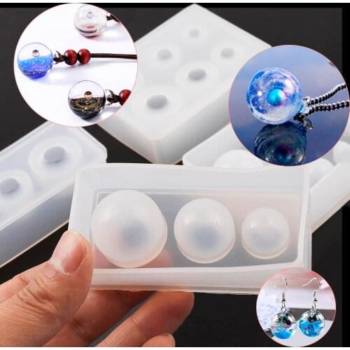 New Crystal Drop Gel Sphere Silicone Mold Star Ball Mold 25 20 15mm multi-size Ball Mold