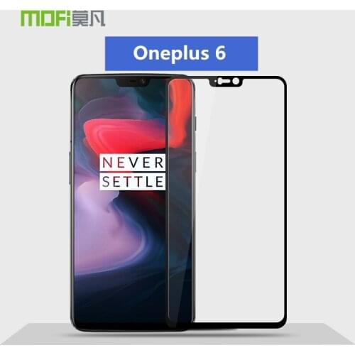 Oneplus 6 Tempered Glass Mofi Oneplus 6 Screen Protector Premium Full Cover Protective Glass for Oneplus6 One Plus 6 Six Glass