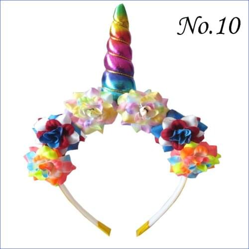 20 BLESSING Good Girl DIY 4" Unicorn Hair Bow Pony Headband Flower Easter