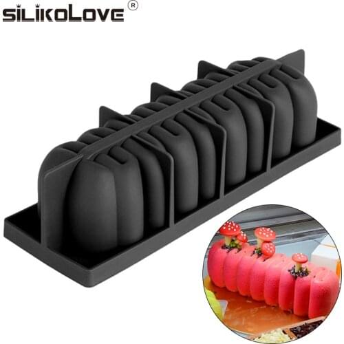 SILIKOLOVE Cake Pan Tray Rectangle Shape Silicone Cake Mold Baking Decorating Tools Silicone Forms Baking Utensils Pastry Mold