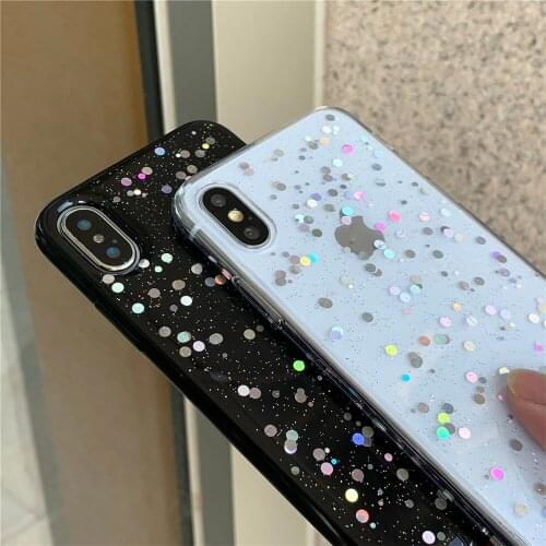 For Huawei P40 Lite Case Silicone Fashion Flash Laser Dot Starry Sky Cover for Huawei P40 Lite E P40Lite E P40 PRO