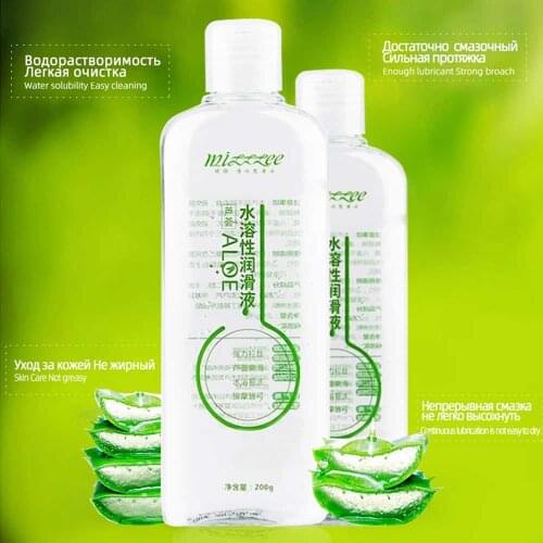 Aloe Sex lubricant grease for ceska Lubrication for sex goods for adults Sex toys gay anal Exciter for women
