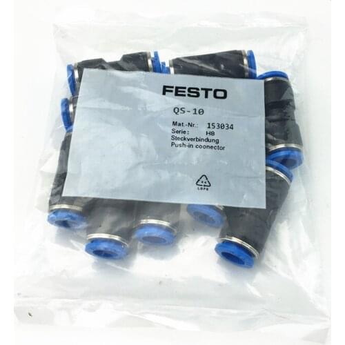 QS-10-6 QS-10 FESTO Push-in fittings QS standard series connector