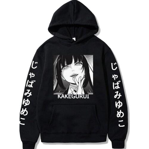Yumeko Jabami Kakegurui Hoodie Harajuku Sweatshirt Women Casual Pullovers Moleton