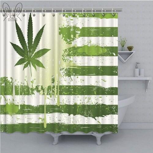 Country Flag Printed Shower Curtain Colorful Waterproof Bathroom Curtain Polyester Fabric For Bath Decor Shower Sets