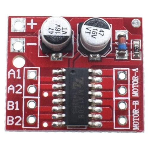 1pcs 2-way DC motor drive module reversing PWM speed dual H bridge stepper motor Mini victory L298N