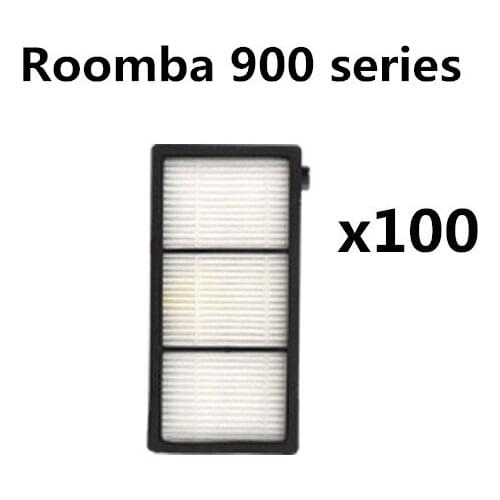 100pcs Washable Accessories Hepa filter For irobot Roomba 900 Series 921 930 940 950 960 970 Robotic Vacuum Cleaner Spare Part