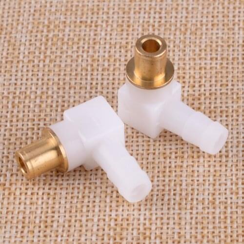 2Pcs Carburetor Fuel Hose Connector Replacement Fit for Briggs & Stratton 493496 494451 692317