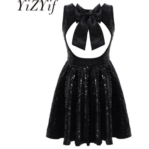 Kids Sequins Sleeveless Tutu Ballet Figure Skating Dress Girls Gymnastics Leotard Child Performance Competition Dance Costume