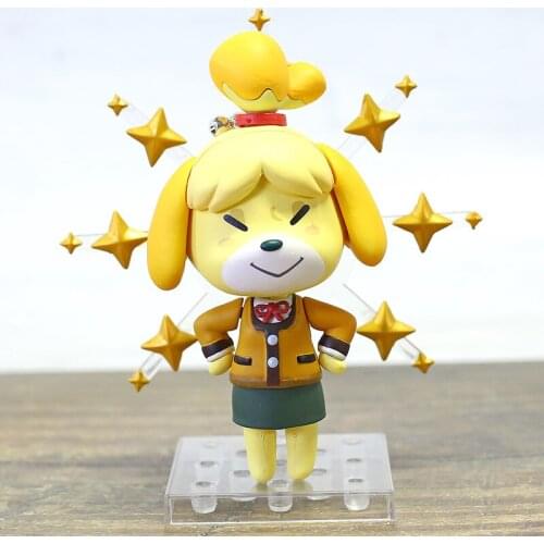 Dobutsu No Mori 386 Shizue Isabelle Winter Ver. Cute Action Figure PVC Model Toy Figurals