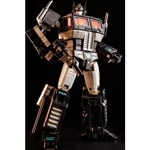 KBB 19CM Dark Black Transformation MP10V Toys Robot Car Deformation Alloy+Plastic ABS Action Figure kids adult Toys Original Box
