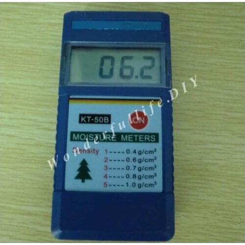 Hygrometers professional Hot 4 Pcs/Lot Digital Inductive Wood Tree Timber Moisture Meter range:2~90% hygrometer humidity