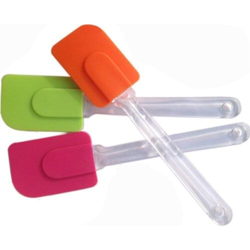 Baking Tools Spatula For Cake Silicone Spatula Baking Pastry Kitchen Spatula Cream Ice Cream Scoop Cream Scraper Random Color