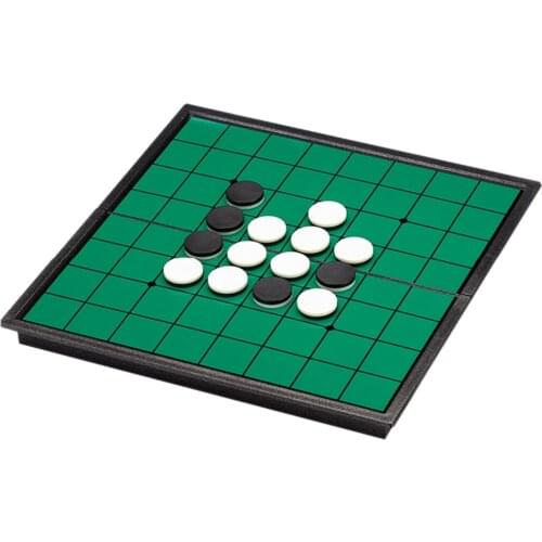 Magnetic Folding Flip Black and White Backgammon Childrens Education Board Games Educational Toys New Year Gifts