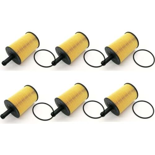 Yubao 6Pcs 071 115 562A New Engine Oil Filter For Audi A3 2.0L VW CC 3.6L HU719/7x