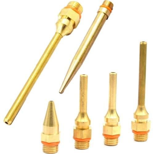 6 Sizes Hot Melt Adhesive Gun Glue Gun Head Mouth Copper Nozzle Sol Tool Copper Nozzle Dispensing Head