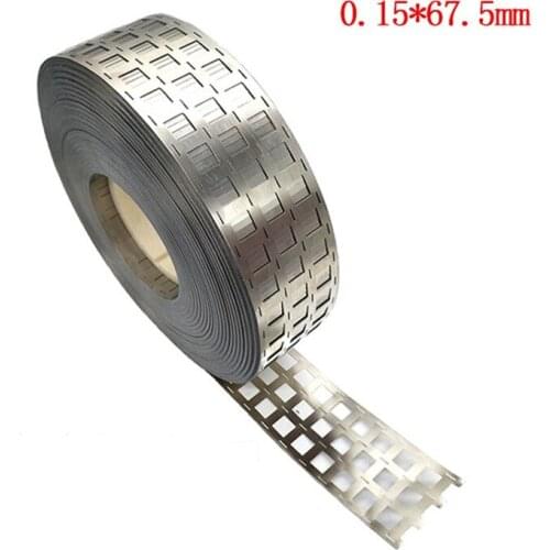 1 Meter 0.15MM Nickel Belt 3P 4P 5P 6P Nickel Belt Nickel Plated Steel Belt 18650 Battery Connecting Piece Power Battery Welding