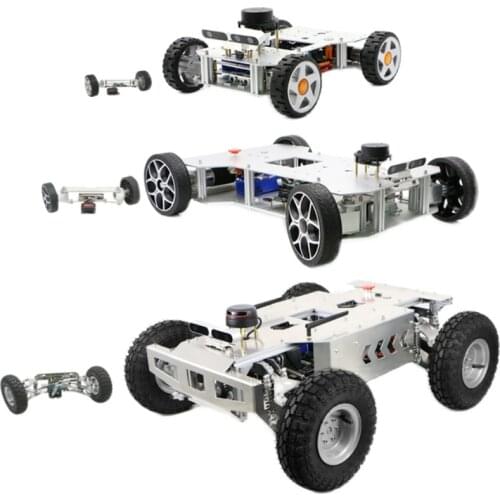 Robot Front Wheel Steering Mechanism Intelligent ROS Car