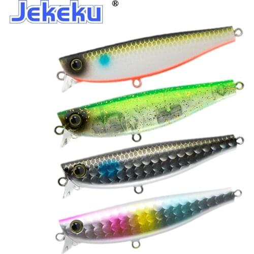 JEKEKU NEW Hard Fishing Lure Minnow 1pc 60mm 10g Hard Bait Longcast Wobbler Sinking Bait Fishing Tackle