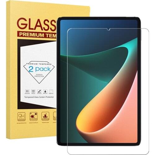 2Pcs Glass For Xiaomi Pad 5 Pro 2021 11.0 Inch Tempered Glass Screen Protector for Xiaomi Mipad 5 Pro Mi Pad 5 Screen Film Guard