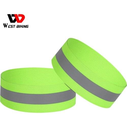 Cycling Reflective Strips 2pcs Running Fishing Warning Bike Safety Night Bicycle Bind Pants Hand Leg Strap Wrist Reflective Tape