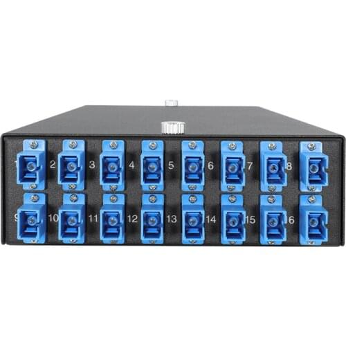 Youysi 16 port optical fiber distribution frame desktop pigtail optical fiber junction box with SC LC FC ST pigtail