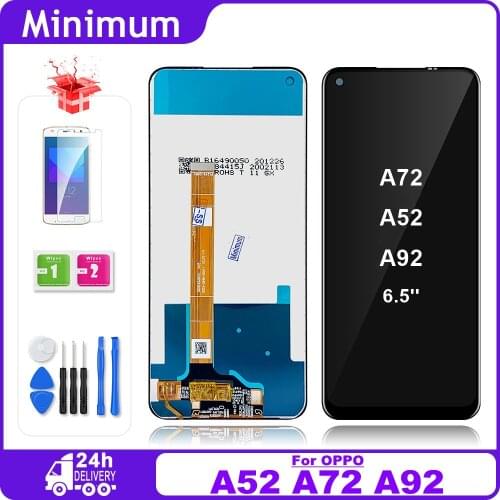 6.5" For OPPO Realme 6 RMX2001 LCD Display Touch Screen Digitizer Assembly For OPPO A52 A72 A92 CPH2061 CPH2067 CPH2069