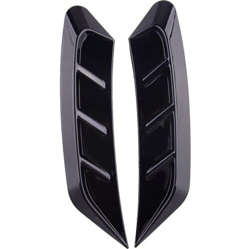 1 Pair Black Car Front Headlight Side Eyebrows Frames Trims ABS Fit For Audi A4 B9 2020