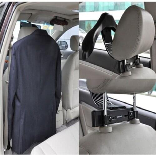 ABS Car Clothes Hangers Auto Back Seat Headrest Coat Hanger Jackets Hanging Holder Multifunctional Automobile Accessories