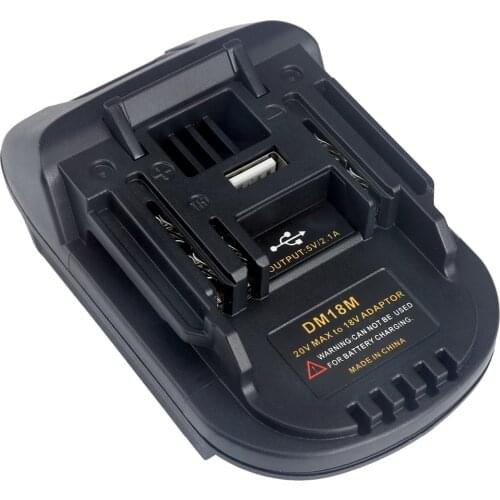20V To 18V Battery Convertor Adapter DM18M For Dewalt For Mikwaukee to Li-Ion Charger For MAKITA BL1830 BL1850 Batteries