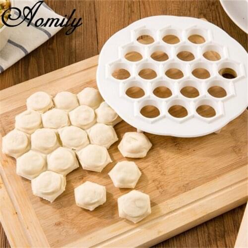 Aomily DIY Dumpling Making Molds Moulds Dough Press Ravioli Mould Home Kitchen Pastry Baking Cooking Tools Dumpling Maker
