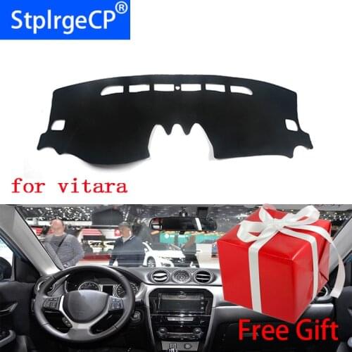 For Suzuki Vitara 4th 2015 2016-2018 dashboard mat Protective pad Shade Cushion Pad interior sticker car styling accessories