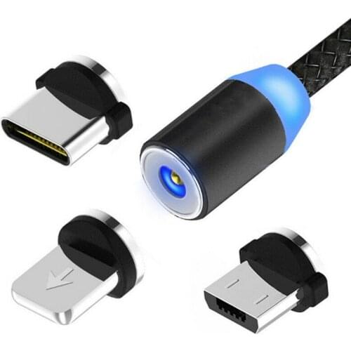 New Magnetic USB Cable Fast Charging Type C Cable Magnet Charger Data Charge Micro USB Cable Mobile Phone Cable USB Cord