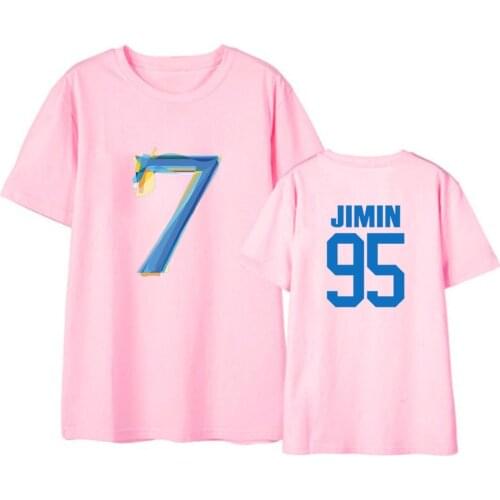 New Map of the soul 7 bangtan boys kpop sleeve T-shirt fashion men women loose summer plus size harajuku Cotton Casual Letter