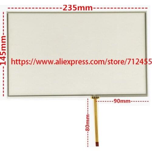 New 10.1 Inch 10.2inch 4 Wire 16：10 Touch Screen Panel Glass for 10.1" B101AW03 235x145mm