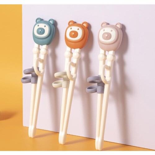 Toddler Chopsticks Non-slip Handle Multifunctional Food Grade Material Beginner Feeding Auxiliary Chopstick Tableware Utensils