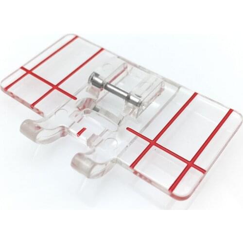 JOYLIVE Domestic Sewing Machine Guide Straight Stitching Parallel Presser Foot Parts Easy Installation Sewing Tool