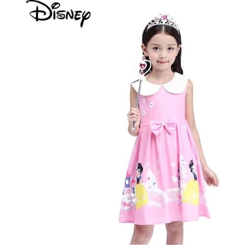 DISNEY FROZEN 2 BABY GIRLS PRINCESS SEQUINS FLUFFY PETTISKIRT TUTU DANCE PARTY DRESSES KID BALLET PETTICOAT