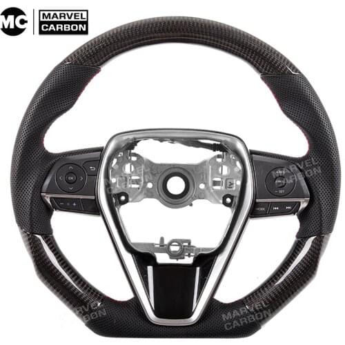 100% Real Carbon Fiber Steering Wheel for Toyo-ta CAMRY 2017 2018