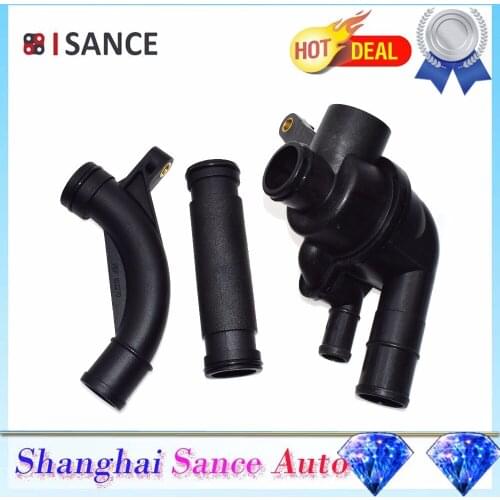 ISANCE Thermostat Housing & Straight & Coolant Pipe PEP101970 PEP103270 PEM101050 For MG ZS ZT ZT-T Rover 45 75 75 Tourer 800 XS