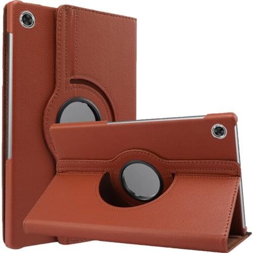 360 Rotating Case For Lenovo Tab M8 HD 8.0'' TB-8505F TB-8505L Flip Stand PU Leather Cover M8 FHD TB-8705F TB-8705N Funda Shell
