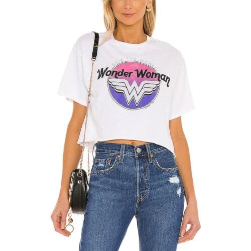 Women T Shirt Summer Letter Printed Tees Short Sleeve Fashion T-Shirt Female White T-Shirt